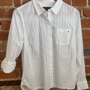 Tommy Hilfiger White Striped Shirt